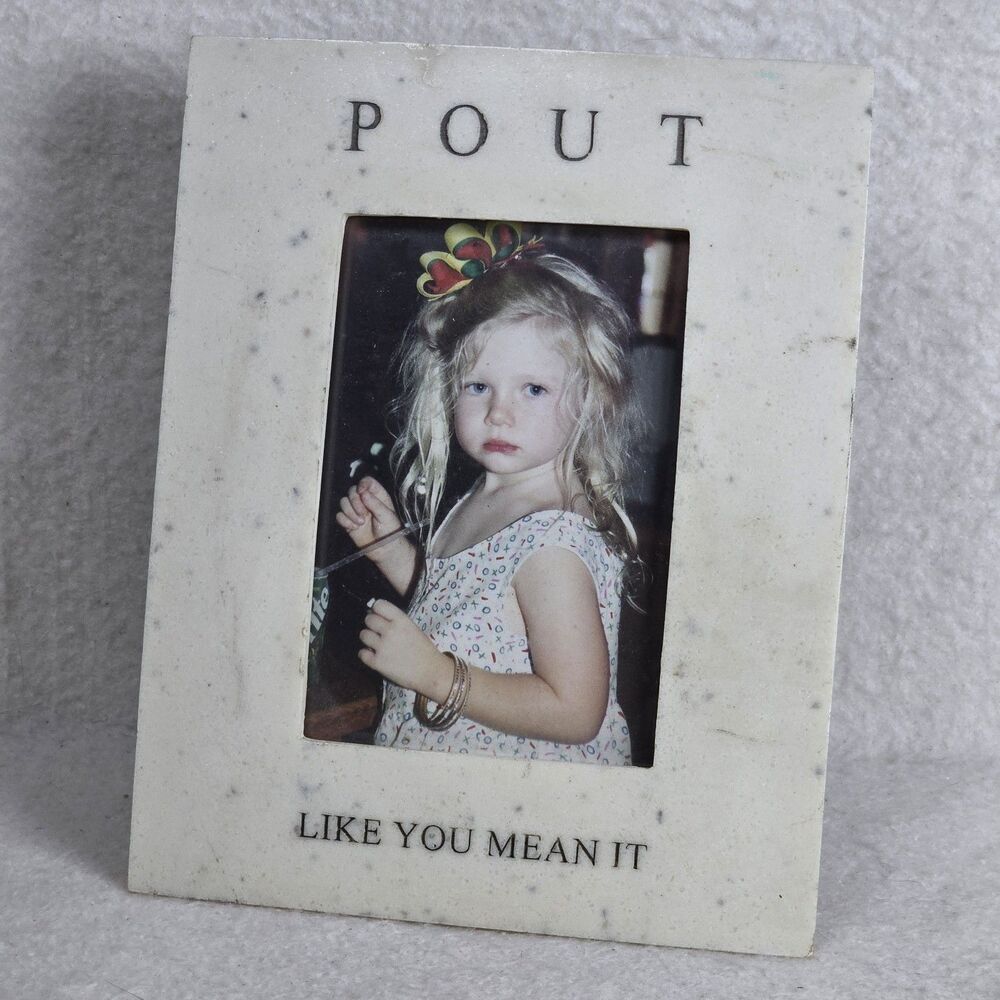Cream Travertine 3x4.5 Picture Frame - Pout Like You Mean It